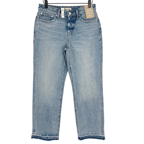 Madewell The Petite Curvy '90s Straight Mid Rise Jean Barbosa Wash Size 26P NWT - Picture 6 of 12